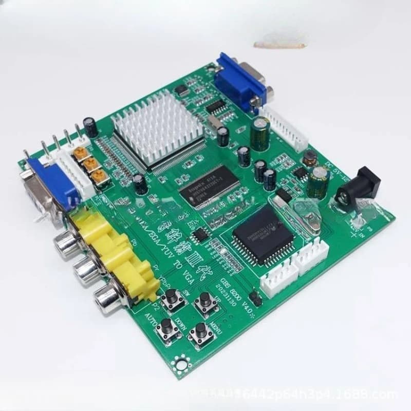 GBS8200 3rd generation game console signal RGBS CGA TO VGA conversion board video conversion card high definition Street Fighter