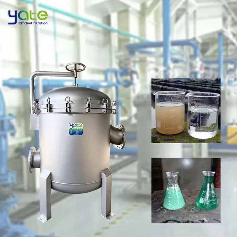 EU CE Certification Stainless Steel 304/316 Multi Bag Filter Housing for Industrial/Condensate/Deep Well Sewage Water Filters