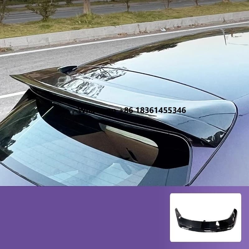 for  07 Modified New Style Tail Wing Top Wing Car Body Kit Auto Accessories Gloss Black Rear Spoiler