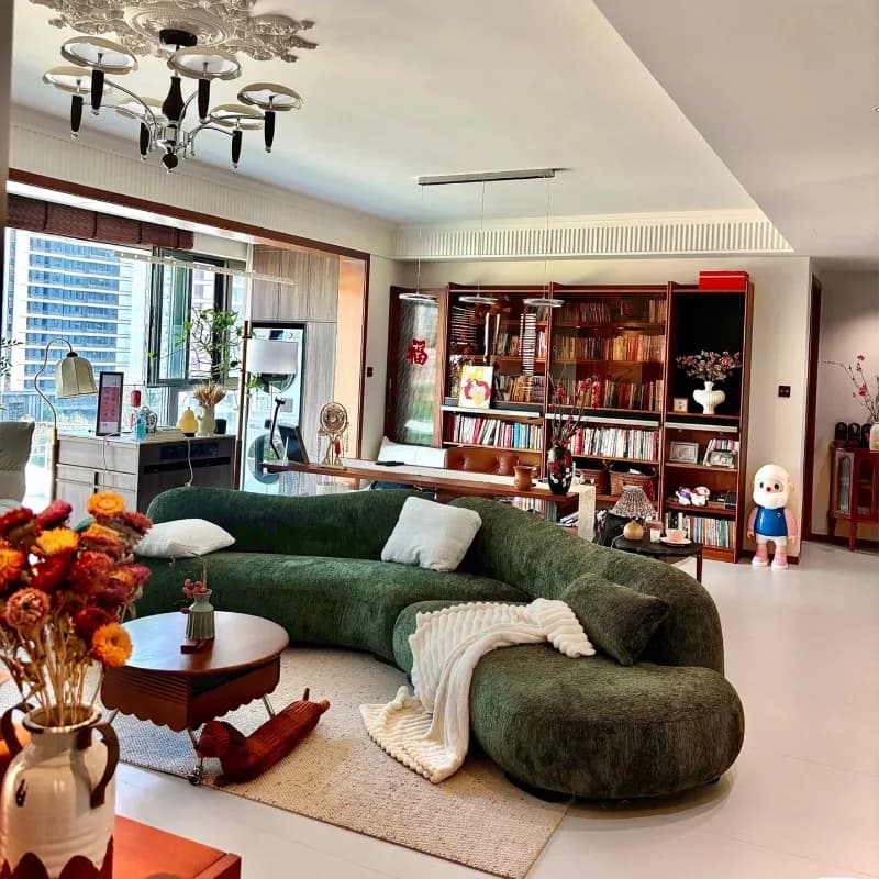 Minimalist Curved Living Room Sofas Lounge Room Decor Relaxing Living Room Sofas Individual Sectional Muebles Home Furniture
