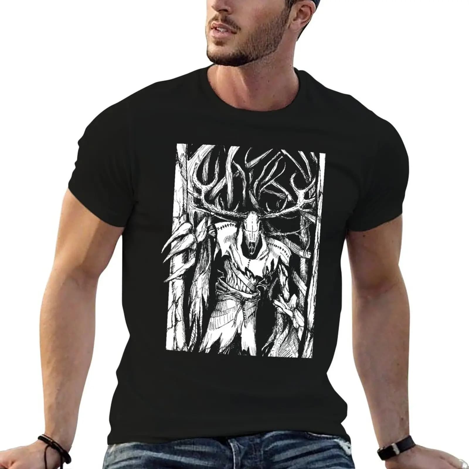 Leshen (dark clothing) T-Shirt Work Wear Simple Tee Shirt