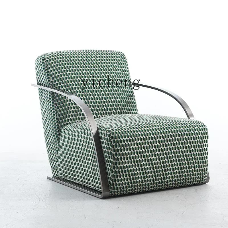 A1 living room Italian minimalist single sofa chair light luxury personalized armrest tiger leisure single chair