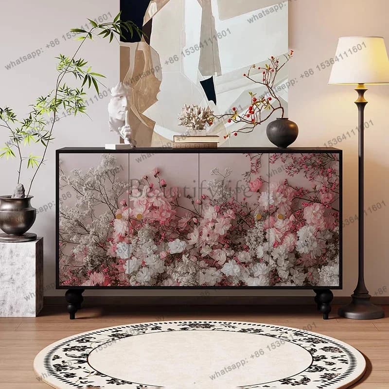 LJY Creative Minimalist Living Room Cabinets Nordic Style Italian Display Cabinet Design Simple Mobile Ingresso Home Furniture