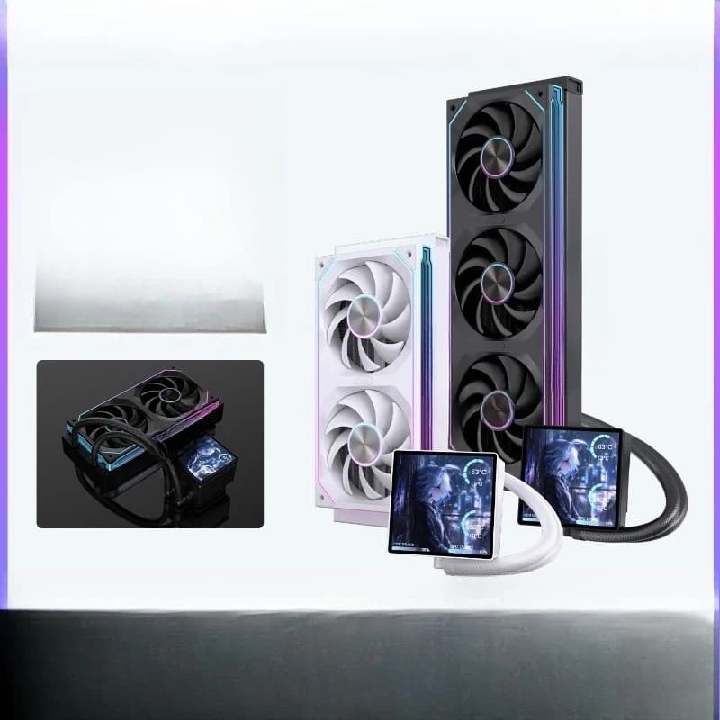 Water cooler: ARGB quadruple-layer mirror, 4.0-inch animated screen, square 360mm water cooling