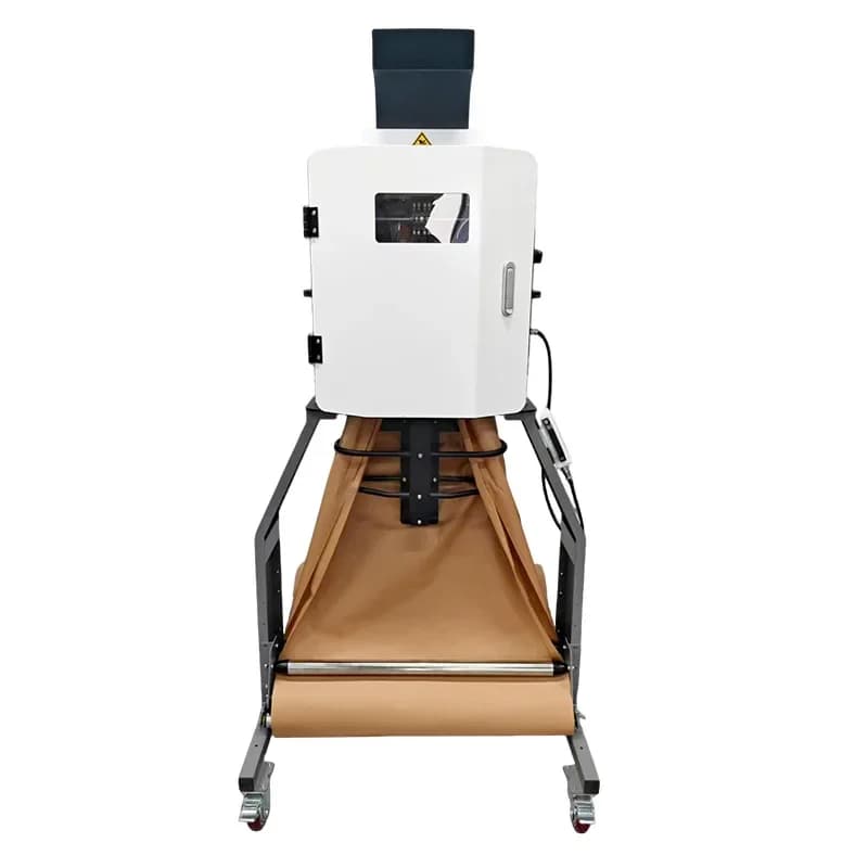 Automatic kraft paper pad machine, logistics express cushioning shock absorption multi-functional tanning