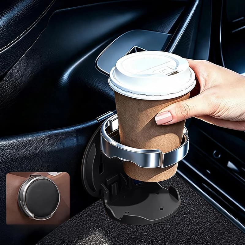 Car cup holder - space-saving foldable in-car cup rack, multifunctional car cup holder, car accessory, universal car cup holder