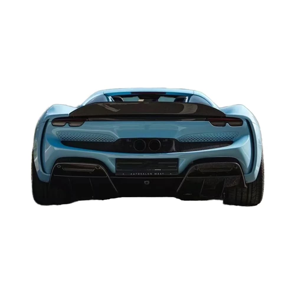 For 296 Carbon Fiber Rear Spoiler 296GTB GTS Upgraded NT Model Carbon Fiber Rear Spoiler