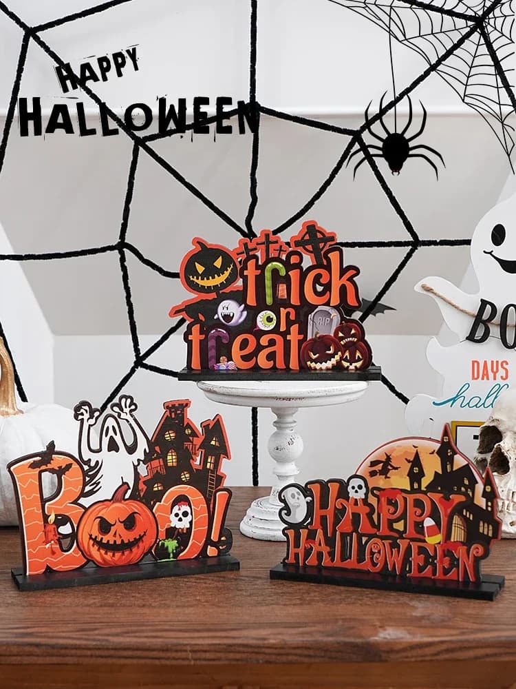 Creative cartoon pumpkin tabletop ornament