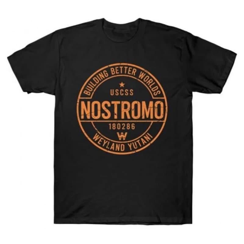 USCSS Nostromo 0412 Sci-Fi Alien Gift T-Shirt Weyland LV-426 Xenomorp Horror movie Short Sleeve Graphic clothes All size tops