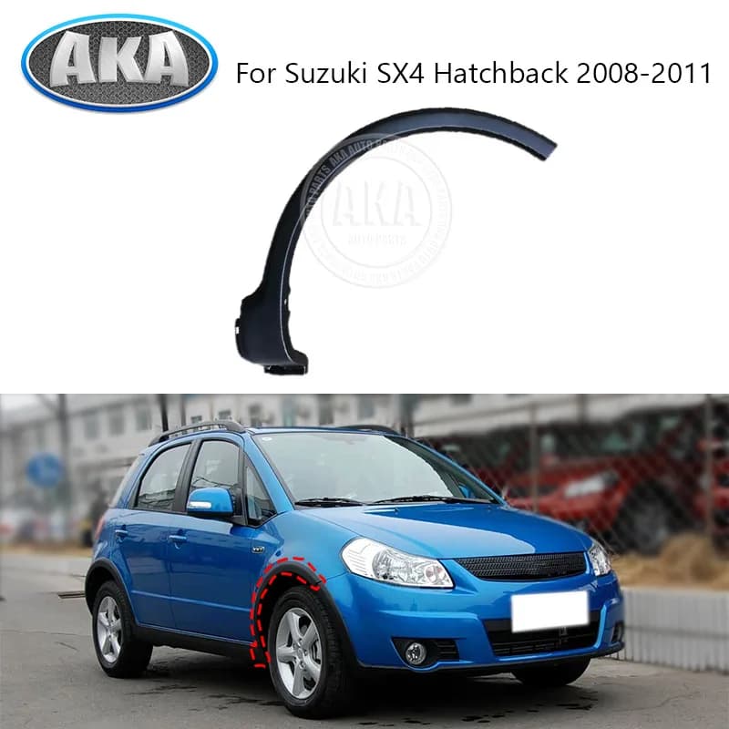 Fender Wheel Eyebrow Trim Anti-collision Strip Car Wheel Arches Trim For Suzuki SX4 2008-2011 Hatchback