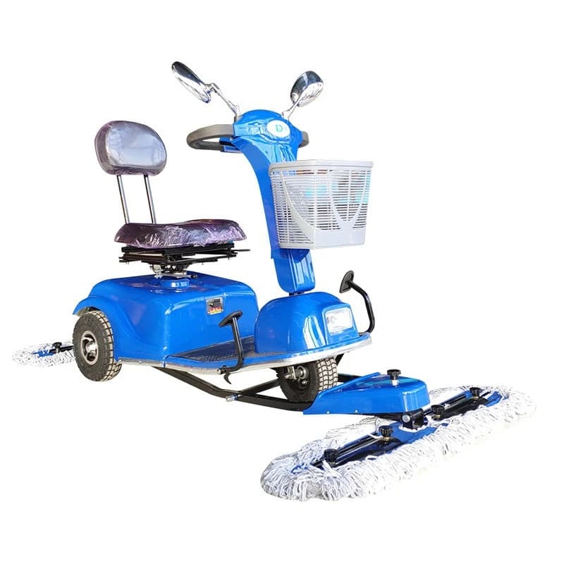 Electric drive-by dust cart Dust trolley Hotel shopping mall Factory workshop Cleaning truck Trailer