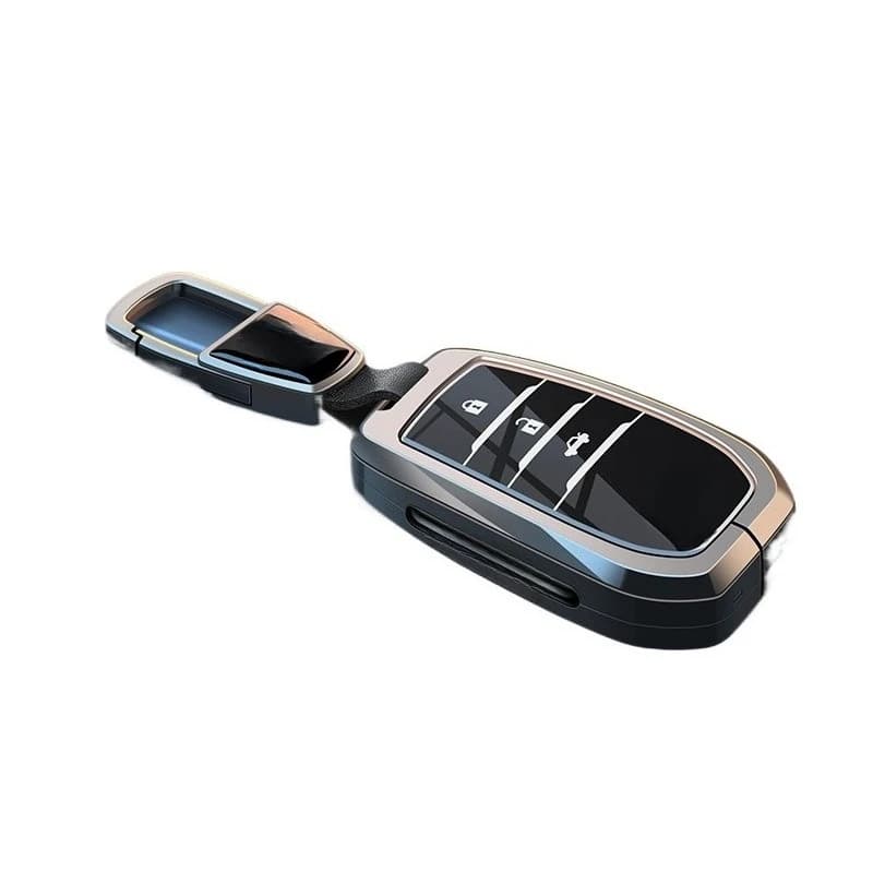 Premium Zinc Alloy Key Cover Case for Toyota Avalon/Camry/Levin/Corolla/RAV4/Highlander - Protective Key Fob Shell Keychain