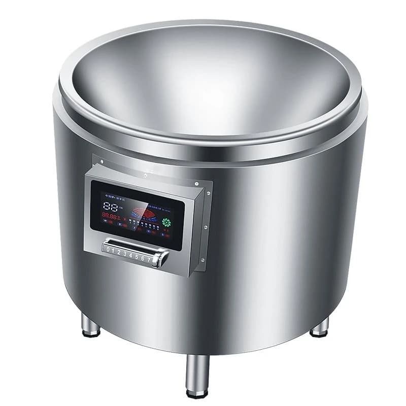 Commercial electromagnetic stove integrated high-power electric frying stove braised meat soup boiler