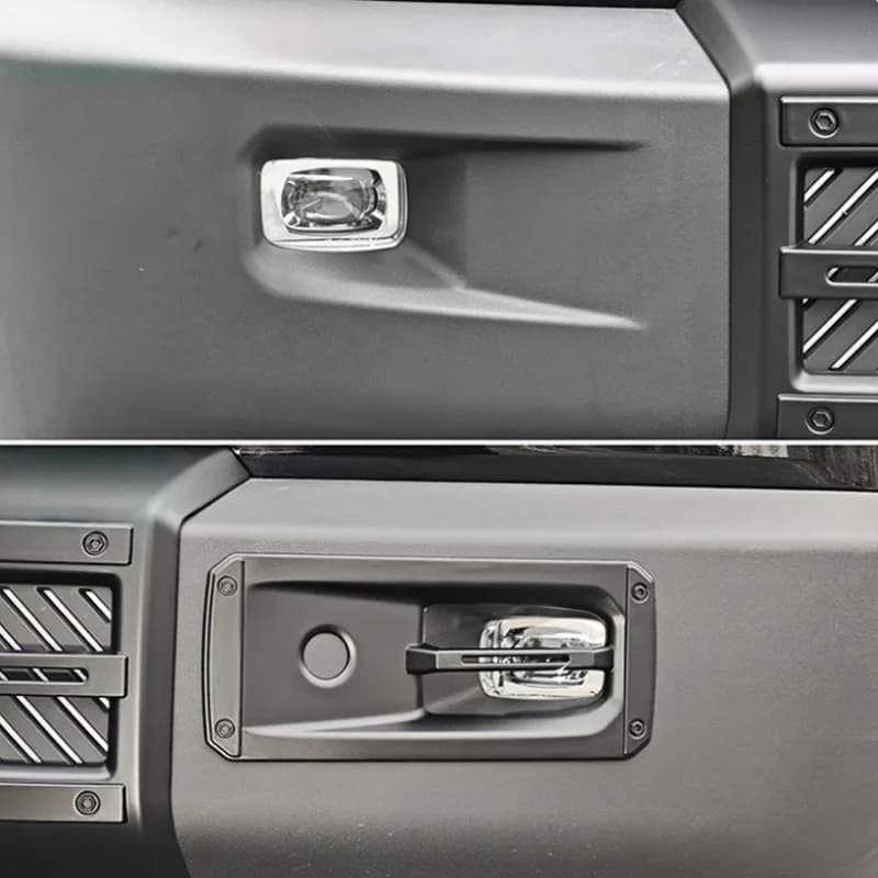 Fit for Jetour Shanhai T1 2024-2025 Car Front and Rear Fog Lamp Protective Covers Auto Exterior Decoration Modification Parts