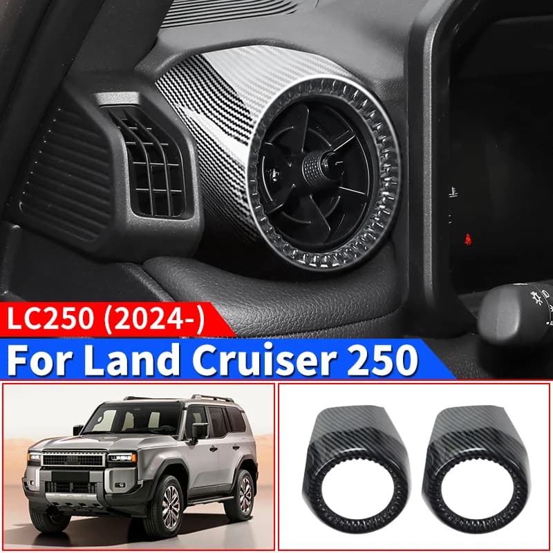 For 2024 Toyota Land Cruiser 250 1958 Prado LC250 Left and Right Air Conditioning Vent Decoration Cover,Interior Accessories