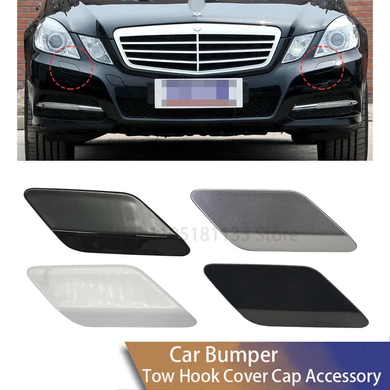 For Mercedes W212 E Class 2009-2013 Front Bumper Headlight Washer Cover 2128600108 OE Replacement E200 E260 E300