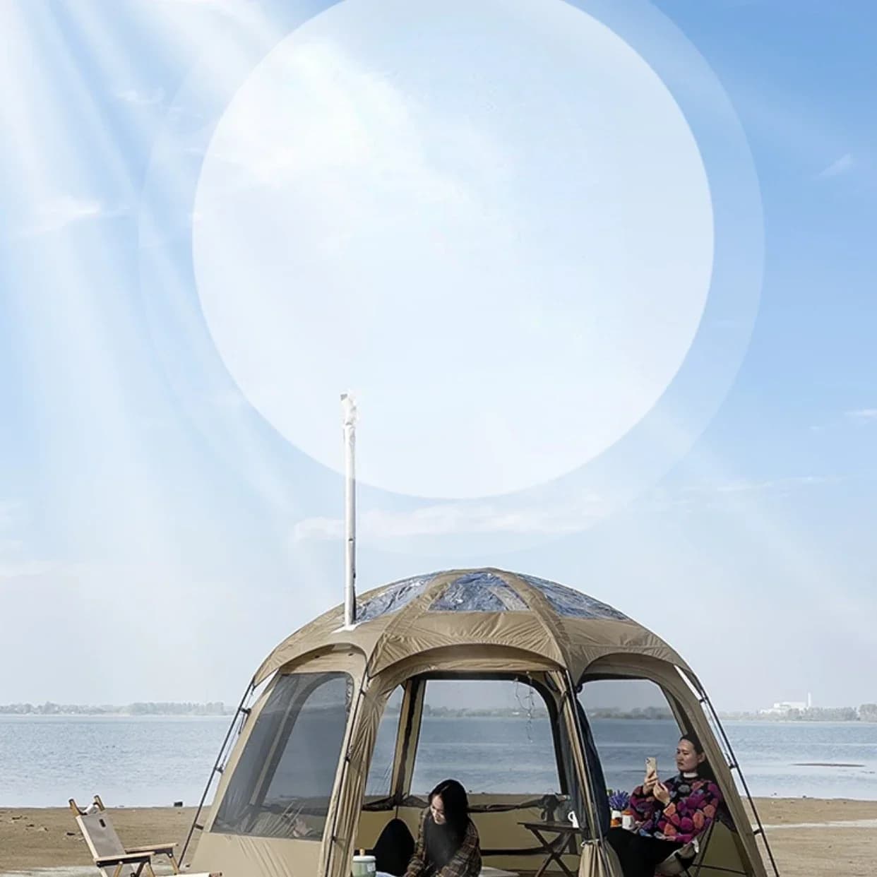 New Tent Large Space Octagonal Mongolian yurt Tent Family Leisure Tent