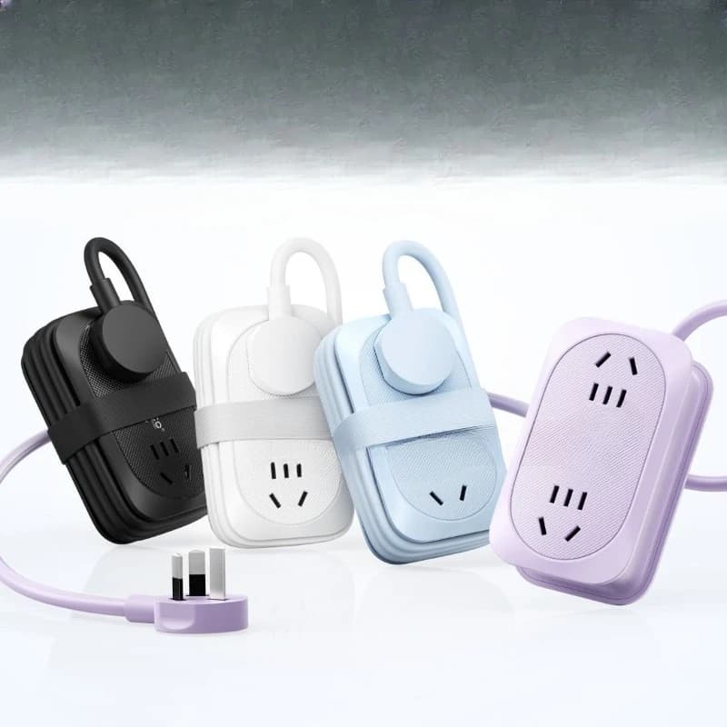 Travel socket portable pocket power strip multi-plug converter high power gift
