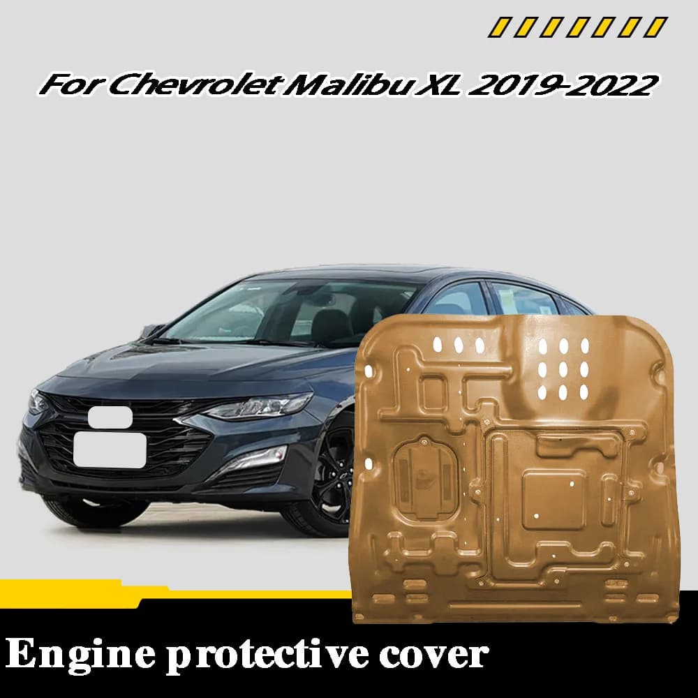 Engine splash guard suitable For Chevrolet Malibu‌ XL 2019-2022 1.3T 2.0T 1.5T providing undercarriage protection.
