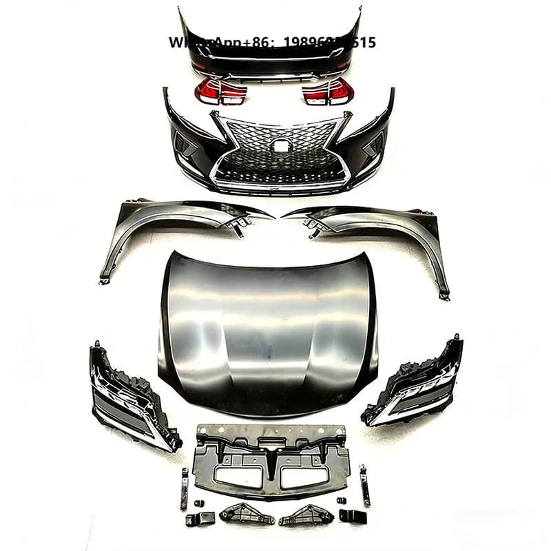New Full Body Kit for 2009-2012 Upgrade 2023 Style Front/Rear Bumper Bolt-On Conversion Kit 52119-48905 Universal Fitment