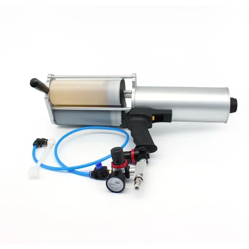 Pneumatic polyurea spray gun, cold spray polyurea raw material, tank house spraying