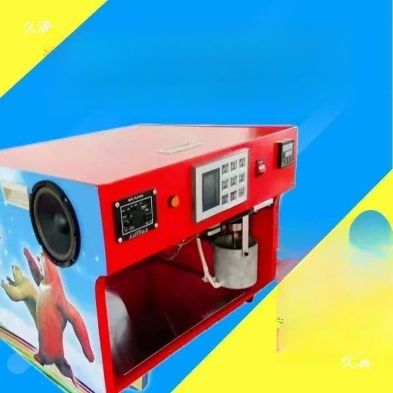 Fully automatic commercial music sugar man machine, stall store sugar painting machine, small business non-marshmallow