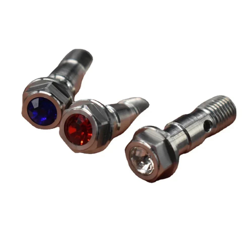 Motorcycle electric motorcycle brake diamond CNC stainless steel YouTube screw M10   22   1.25 M10 * 32 * 1.25