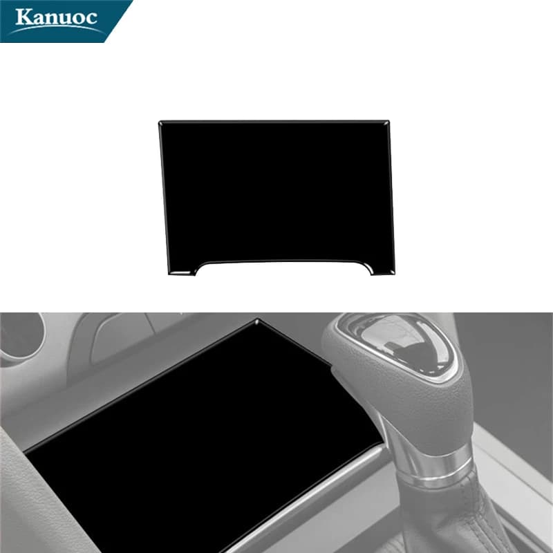 Car Interior Decorative Accessories For Hyundai Elantra 2016-2018 ABS Jet Black Storage Box Stickers Cover