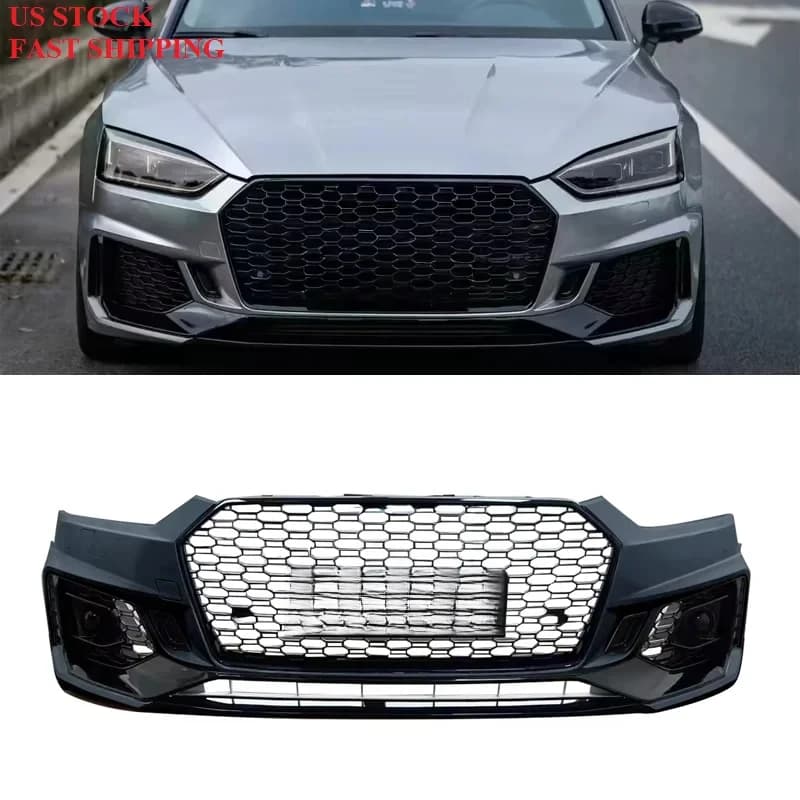 PrimeSelect Car - A S B Front Bumper Conversion RS Style Look Body Kits With Grille A S B