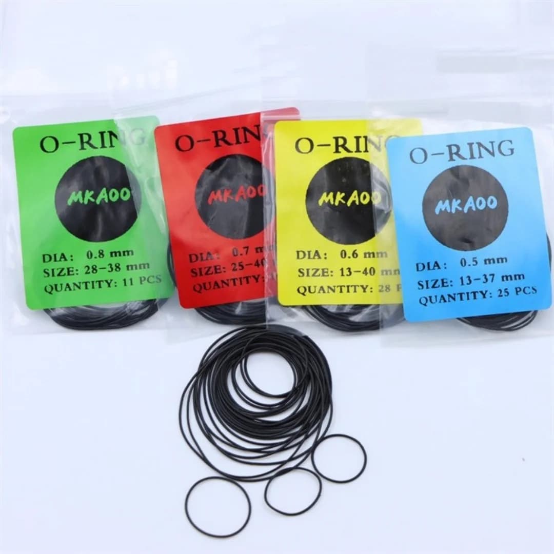 Multi-size 0.5/0.6/0.7/0.8mm Watch Waterproof Rubber Watch Back Cover Gaskets Watch Repair Tool for Watchmaker Tools Accessory