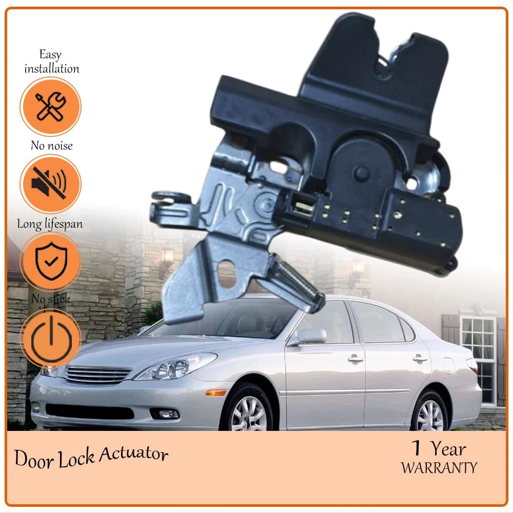 Rear Trunk Lock Actuator Assembly,vibration-dampened,Fit with 2002-2003 Lexus ES300 2004-2006 ES330,oem 64600-33100,6460033100