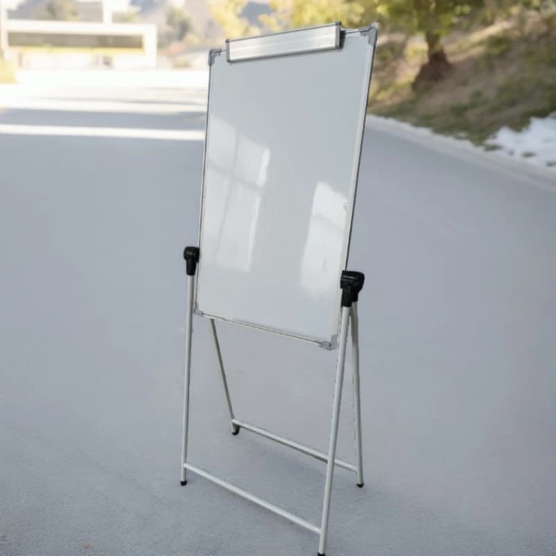Bracket whiteboard A-shaped double sided whiteboard paper sandwich lifting whiteboard home message board magnetic