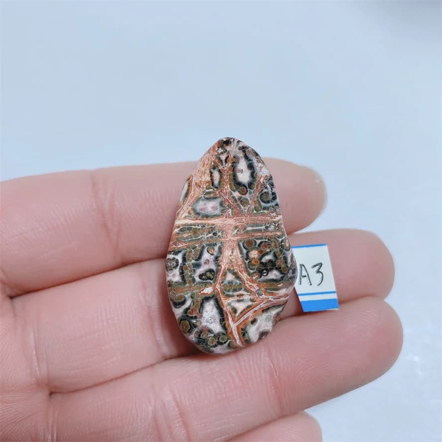 AAA+Natural leopard stone mineral specimens energy crystal chakra stone reiki healing