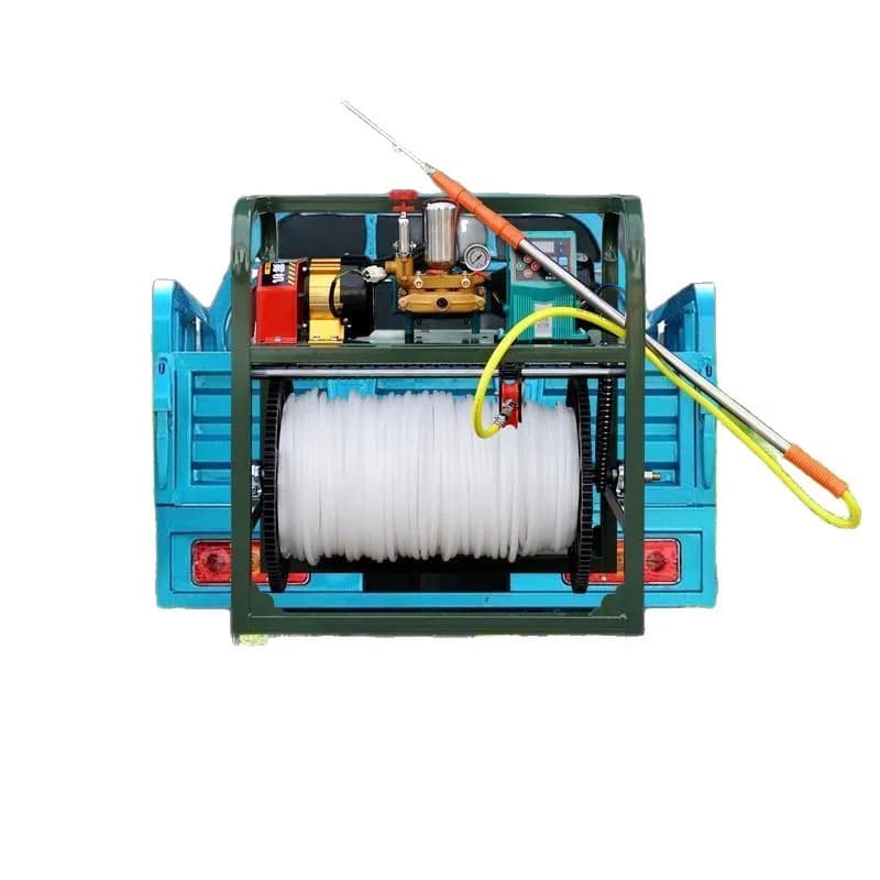 New 48-72 automatic dispensing machine agricultural electric vehicle induction wheat fruit tree corn dual motor spray