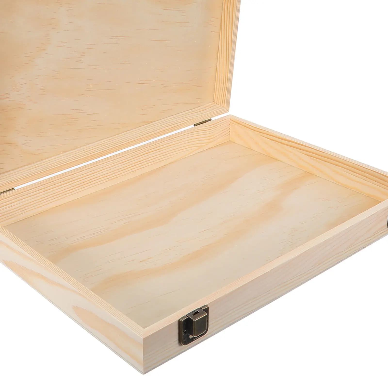 Multifunction Wooden Storage Box Rectangular Flip Solid Wood Gift Handmade Craft Jewelry Case For Change Jewellery Small Gadgets