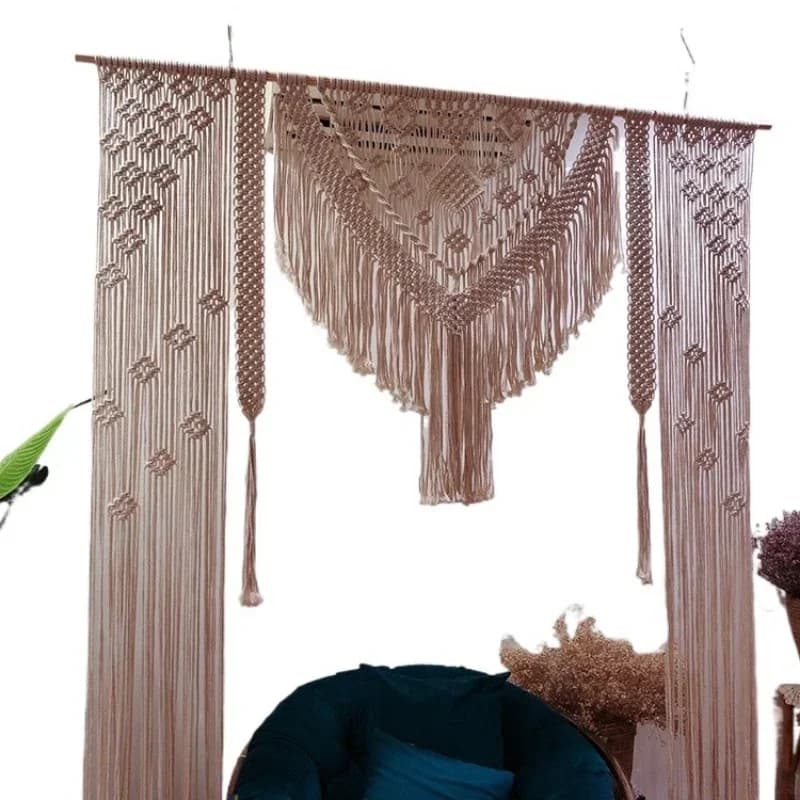 Nordic style home wedding decoration background tapestry hand-woven large tapestry Bohemian wedding
