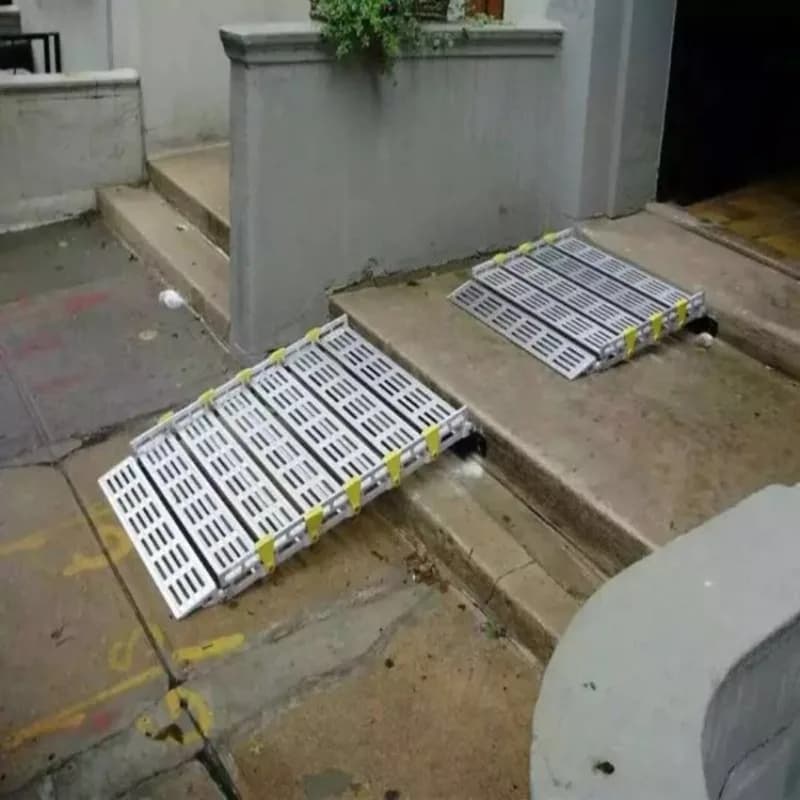 Aluminum loading and unloading artifact Shelf truss Roll ladder Ladder for loading and  Aluminum profile truck ladder frame