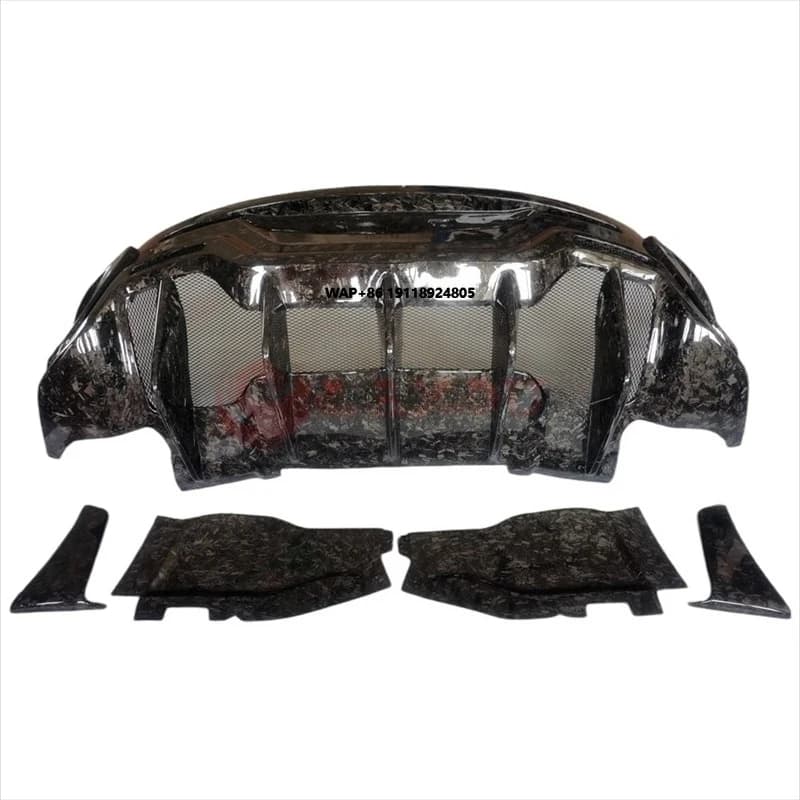 For  540c 570s Modification and Upgrading 600lt All Carbon Fiber Forged Rear Bumper Tail Cover Tail Wing Exhaust