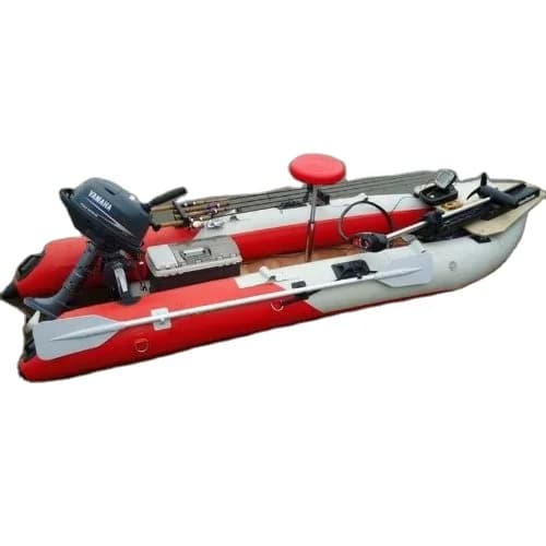 Inflatable Rubber Electric Kayak For Drifting Stable Light Weight High-Speed Sport Yacht Fishing Boat