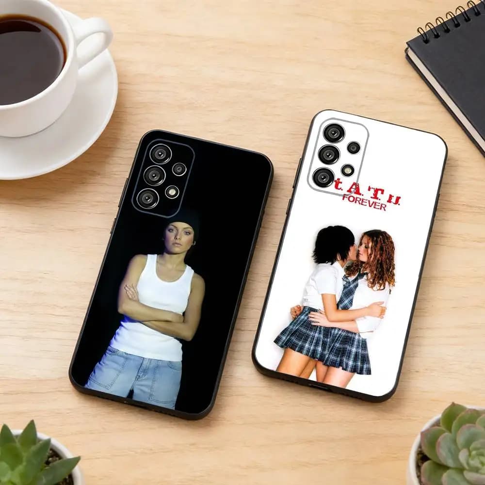 Julia Volkova TATU Phone Case For Samsung S25,S24,S21,S22,S23,S30,Ultra,S20,Plus,Fe,Lite,Note,10,Black Cover