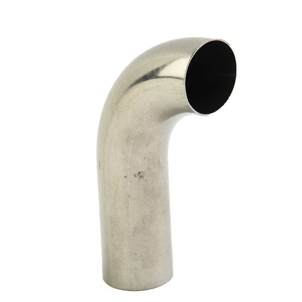 Pipe Elbow 90 Degree Stainless Steel 304 for Exhaust and Intake Pipes Suitable for Tight Radius Applications and Welding