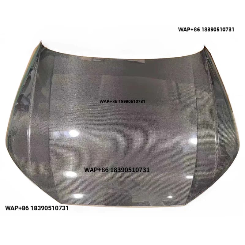 Wet Carbon Fiber Hood Engine Cover for A4 B9 S4 RS4 OEM Carbon Fiber Modification New Condition