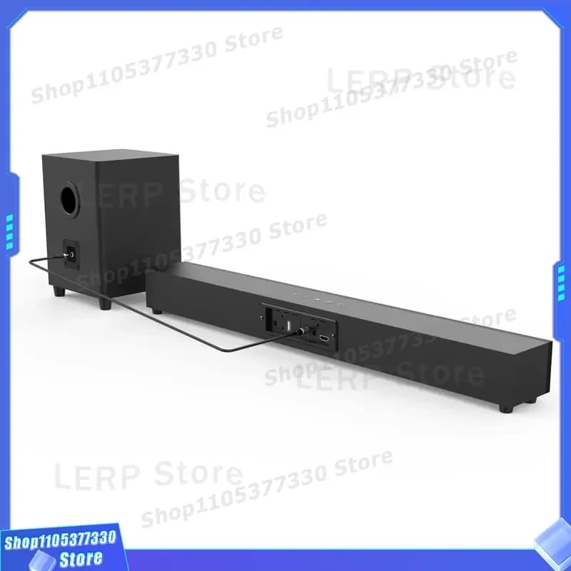 BS-65 Soundbar with Subwoofer 40W Home Theater System Bluetooth ARC Optical AUX for TV PC Computer Bass Reflex Port Surround