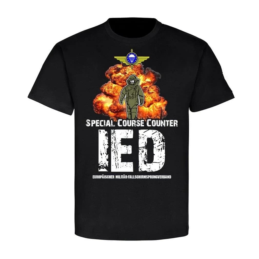 Emfv IED Special Course Counter Tutorial Feuerwerker School Tshirt Men's Summer Cotton O-Neck Short Sleeve Tshirt New Size S-3XL