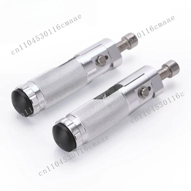 Universal Pedal Aluminum Alloy Round Folding Pedal Rebound Motorcycle Modification Accessories 8MM