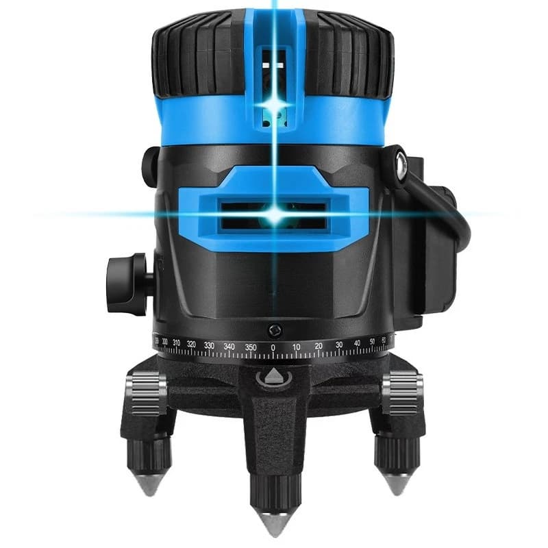 Outdoor infrared level meter High precision strong light fine line green light 2 lines 5 lines blue light laser automatic