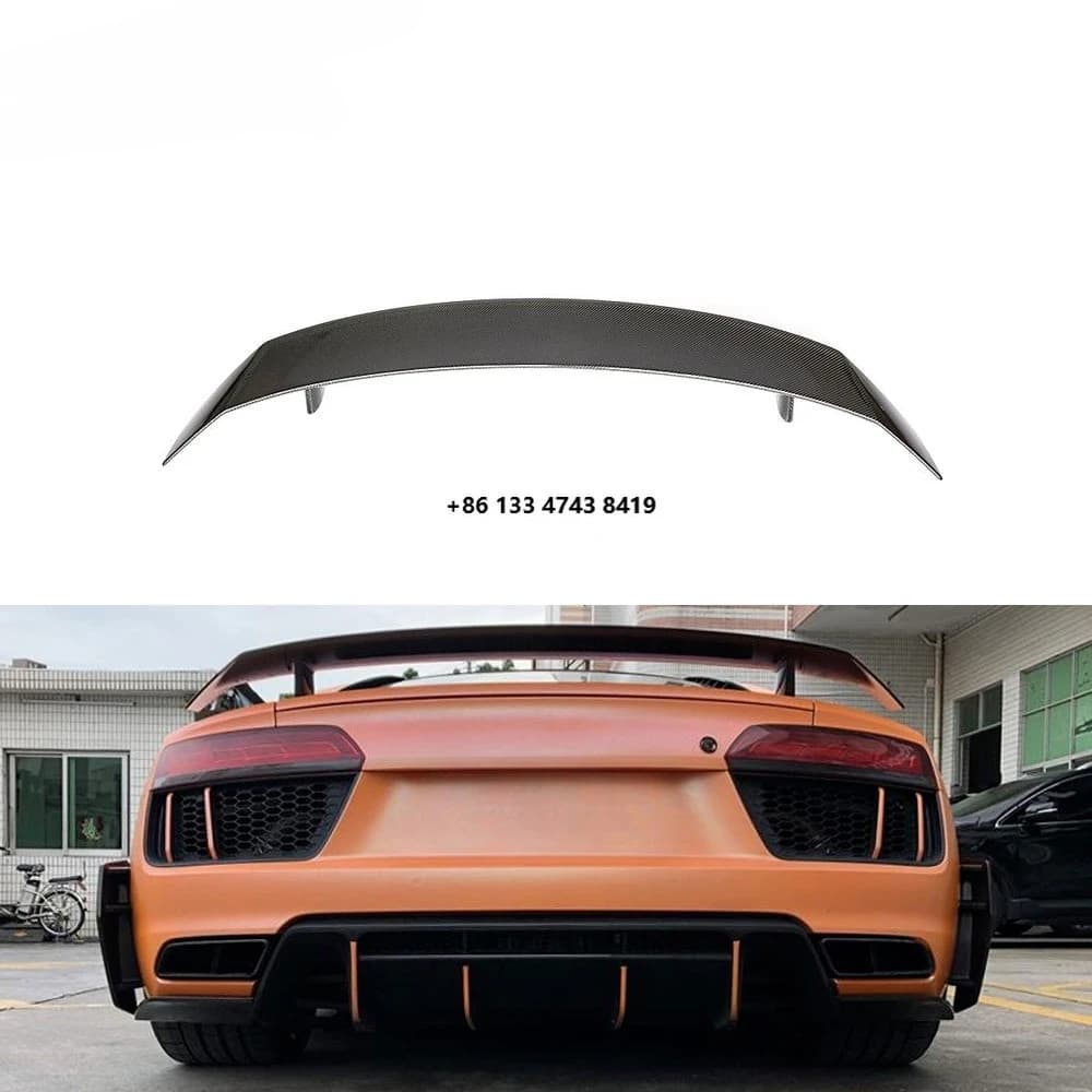 Bestselling Rear Wing 2018 GT Style Carbon Fiber R8 Rear Wing for R8 V10