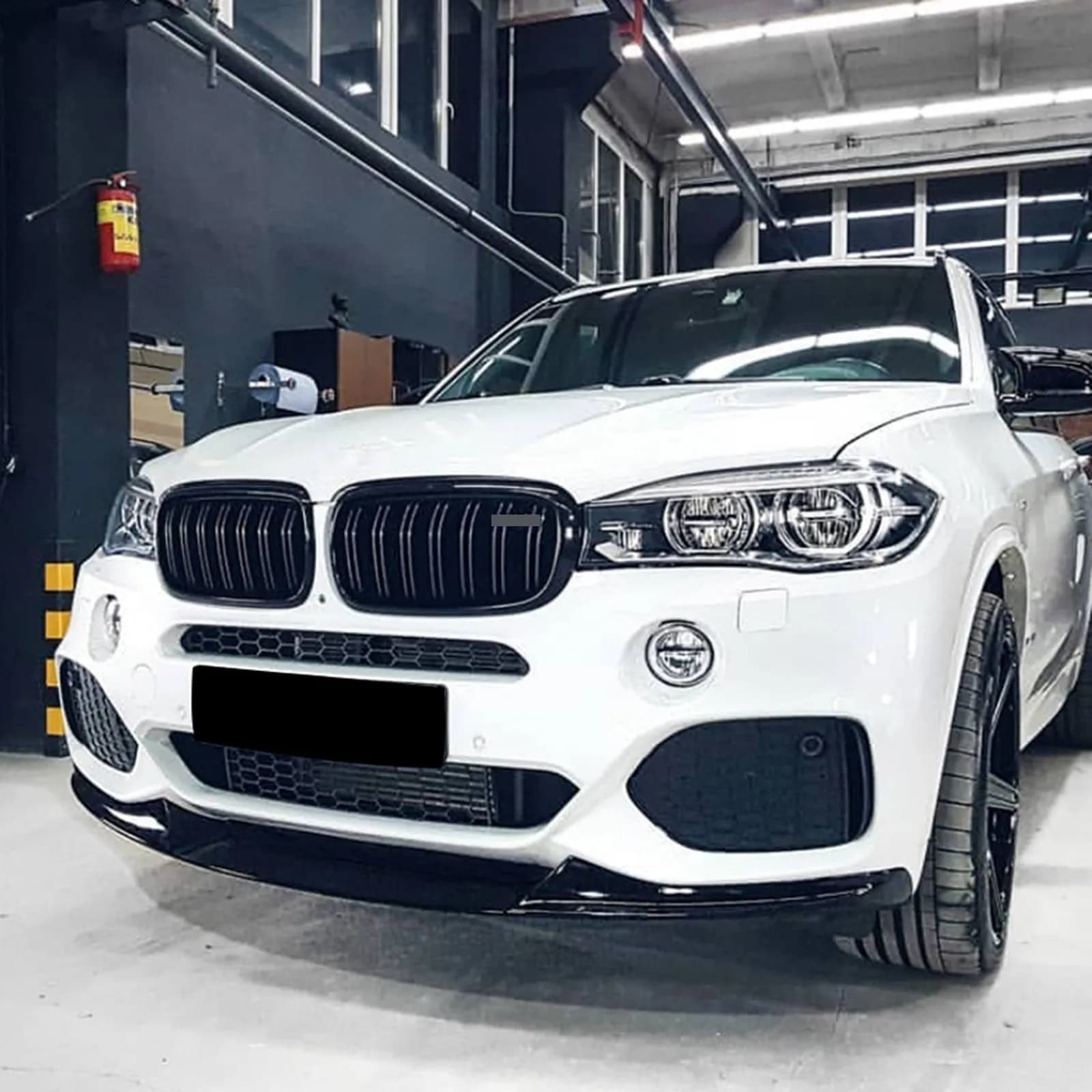 For BMW X5 F15 2014-2018 M-Sport 1 Set/3 Pieces Front Bumper Spoiler Lip Kit
