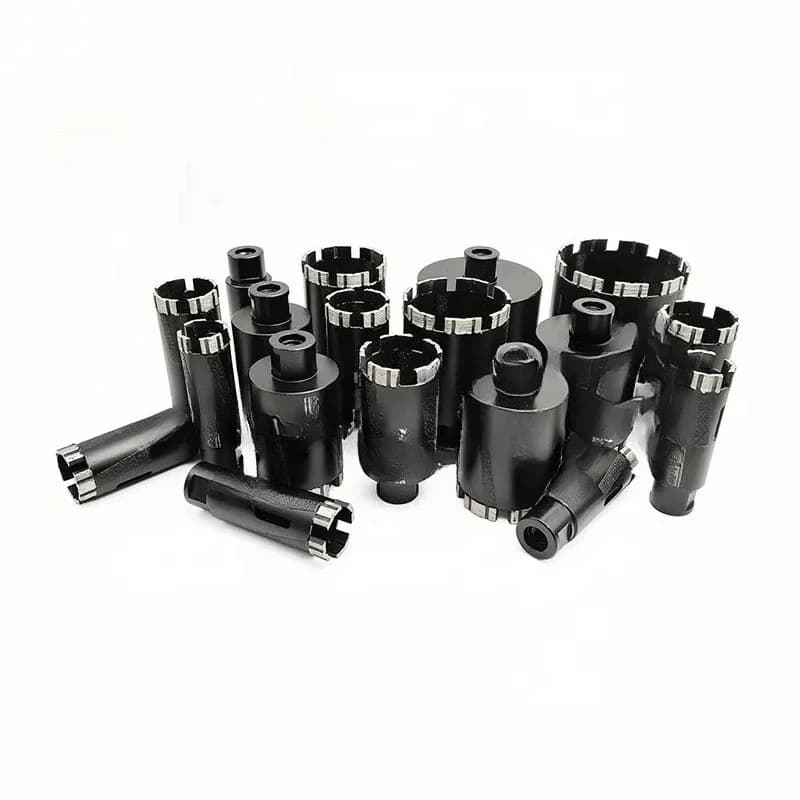 Diameter 6-102mm laser welded dry or wet diamond core bit with side protection Hard granite marble concrete