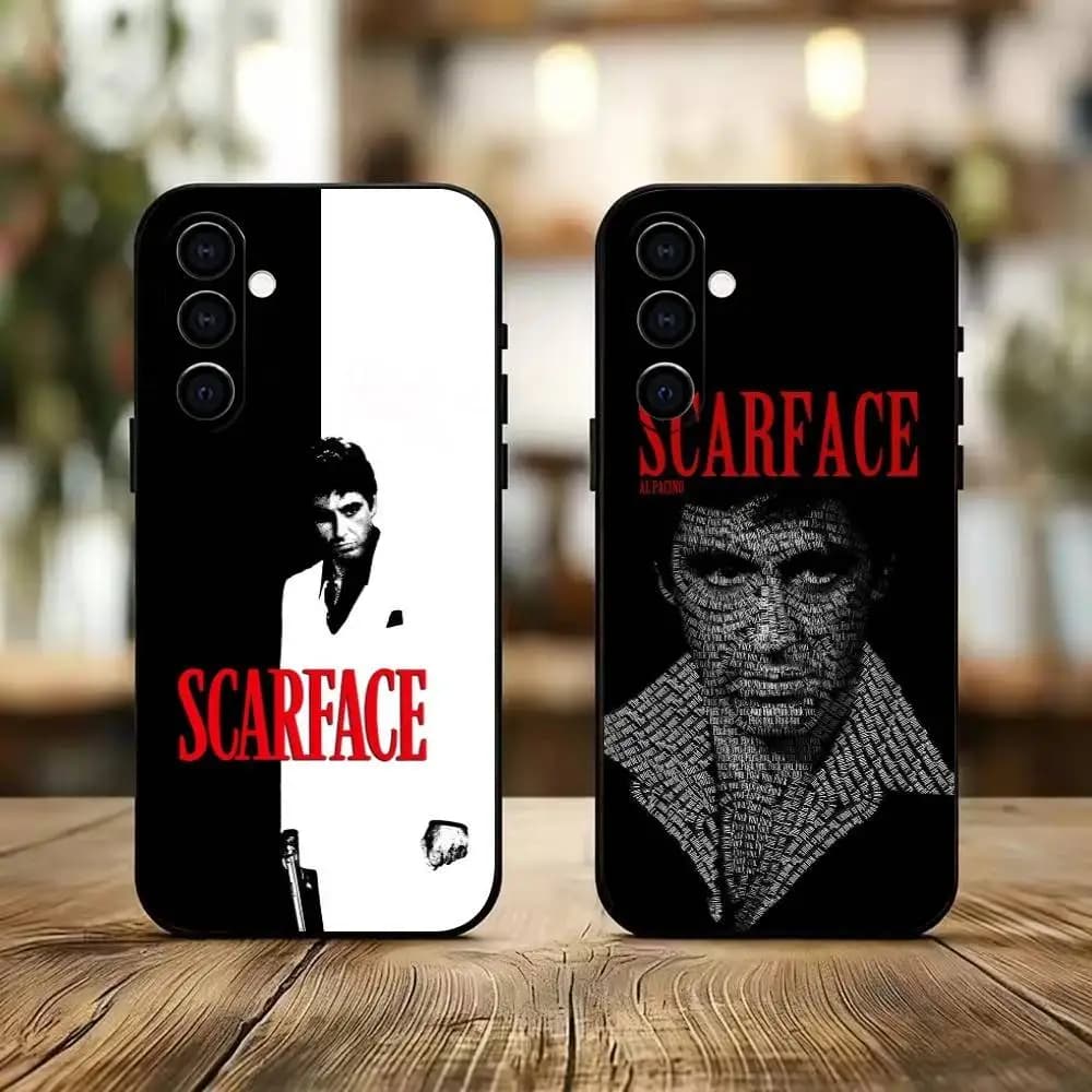 T-Tony Montana  Phone Case For Samsung Galaxy A73,A72,A71,A70,A53,A52,A51,Others Soft Black Cover
